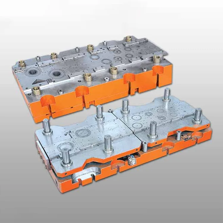 Двухрядная прогрессивная матрица для сердечника компрессора переменного тока