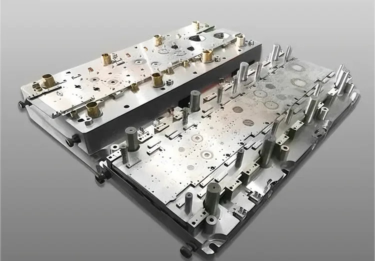 Double-Row Progressive Die for AC Compressor Motor